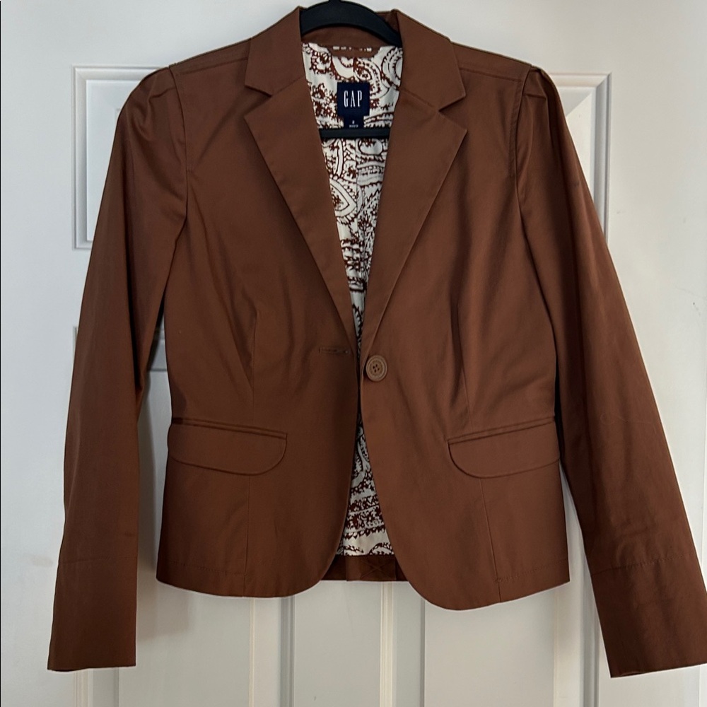 GAP Women's Chocolate Brown Blazer